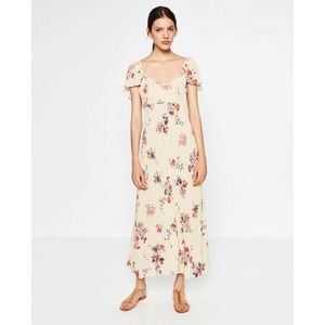 Zara Dresses - Zara Floral Flounce Mid/Maxi Studio Femme Dress Zara Dresses - Zara Floral Flounce Mid/Maxi Studio Femme Dress